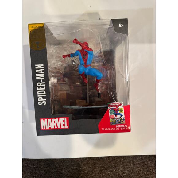 McFarlane Gold Label Marvel Spider-Man Comic Covers 1:10 Scale Posed - Picture 2 of 6